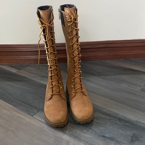 Womens 14-Inch Premium Lace waterproof boots